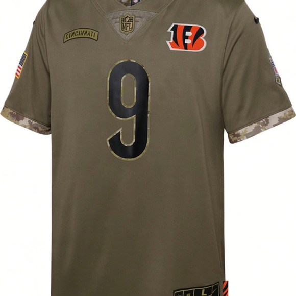 CINCINNATI BENGALS FOOTBALL JERSEY 🔥JOE BURROW🔥 - Picture 10 of 10